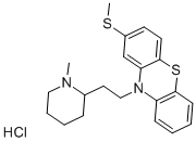 THIORIDAZINE HYDROCHLORIDE Structural