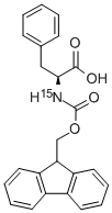 FMOC-[15N]PHE-OH Structural