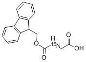 N-(9-FLUORENYLMETHOXYCARBONYL)GLYCINE-1-13C-15N Structural