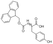 FMOC-[15N]TYR-OH Structural