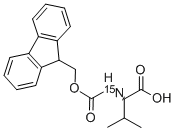 FMOC-[15N]VAL-OH Structural