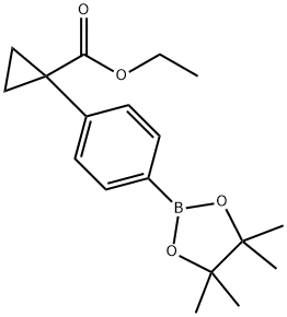 Ethyl 1-[4-(4,4,5,5-tetramethyl-1,3,2-dioxaborolan-2-yl)phenyl]cyclopropane-1-carboxylate