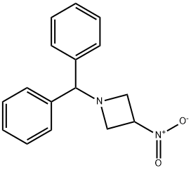 1-(DIPHENYLMETHYL)-3-NITRO-AZETIDINE Structural