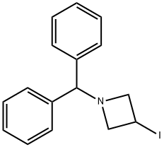 1-Benzhydryl-3-iodoazetidine Structural