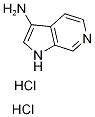 Pyrrolo[2,3-c]pyridine-3-ylamine dihydrochloride Structural