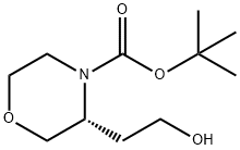 (R)-4-Boc-3-(2-hydroxyethyl)morpholine Structural