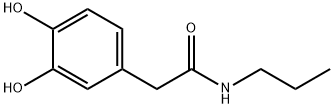 Benzeneacetamide, 3,4-dihydroxy-N-propyl- (9CI) Structural