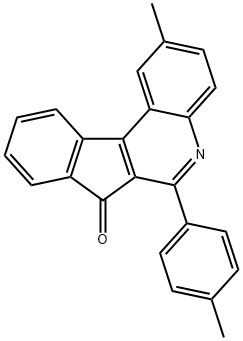 7H-Indeno(2,1-c)quinolin-7-one, 2-methyl-6-(4-methylphenyl)-