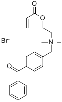 (2-(ACRYLOYLOXY)ETHYL)(4-BENZOYLBENZYL)-DIMETHYLAMMONIUM BROMIDE, 99 Structural