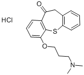 Dibenzo(b,f)thiepin-10(11H)-one, 6-(3-(dimethylamino)propoxy)-, hydroc hloride Structural