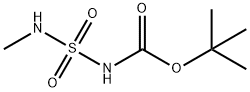 tert-Butyl N-(methylsulfamoyl)carbamate Structural