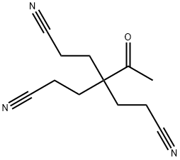 4-acetyl-4-(2-cyanoethyl)heptanedinitrile Structural