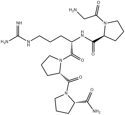 H-GLY-PRO-ARG-PRO-PRO-NH2 Structural