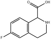 1-Isoquinolinecarboxylic acid, 6-fluoro-1,2,3,4-tetrahydro- Structural