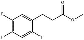 Methyl 3-(2,4,5-trifluorophenyl)propanoate Structural