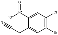2-(5-bromo-4-chloro-2-nitrophenyl)acetonitrile
