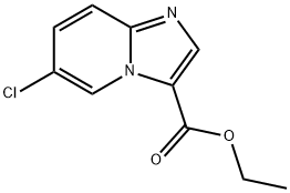 IMidazo[1,2-a]pyridine-3-carboxylic acid, 6-chloro-, ethyl ester Structural