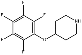 4-(PENTAFLUOROPHENOXY)PIPERIDINE Structural