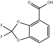 2,2-Difluoro-1,3-benzodioxole-4-carboxylic acid Structural