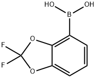 2,2-DIFLUORO-BENZO[1,3]DIOXOLE-4-BORONIC ACID Structural