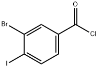 Benzoyl chloride, 3-bromo-4-iodo- Structural