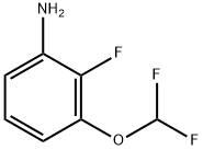 3-(Difluoromethoxy)-2-fluoroaniline Structural