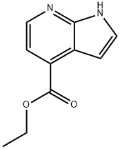 ethyl 1H-pyrrolo[2,3-b]pyridine-4-carboxylate Structural