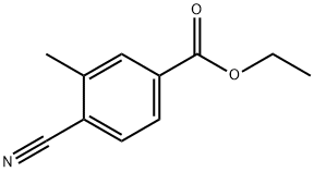ethyl 4-cyano-3-Methylbenzoate Structural