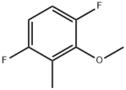 Benzene, 1,4-difluoro-2-methoxy-3-methyl- Structural