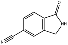 1-oxoisoindoline-5-carbonitrile Structural