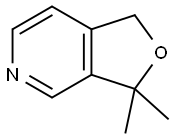 Furo[3,4-c]pyridine, 1,3-dihydro-3,3-dimethyl- (9CI) Structural