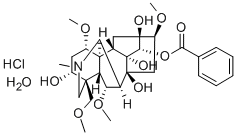 Benzoylmesaconine hydrochloride Structural