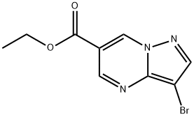 Ethyl 3-broMopyrazolo[1,5-a]pyriMidine-6-carboxylate Structural