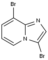 IMidazo[1,2-a]pyridine, 3,8-dibroMo- Structural