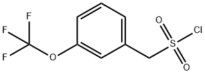 (3-(trifluoromethoxy)phenyl)methanesulfonyl chloride