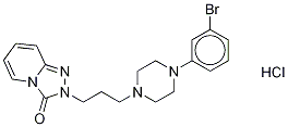 3-Dechloro-3-broMo Trazodone Hydrochloride Structural