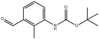 tert-butyl N-(3-forMyl-2-Methylphenyl)carbaMate Structural
