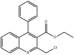 ETHYL 2-(CHLOROMETHYL)-4-PHENYLQUINOLINE-3-CARBOXYLATE HYDROCHLORIDE