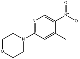 4-{5-nitro-4-methyl-2-pyridinyl}morpholine Structural