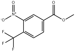 Methyl 3-nitro-4-trifluoromethylbenzoate Structural