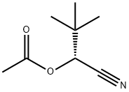 (R)-1-CYANO-2,2-DIMETHYL-1-PROPYL ACETATE Structural Picture