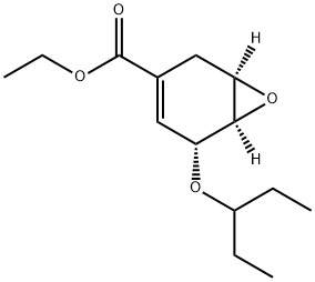 (1R,5R,6R)-5-(1-Ethylpropoxy)-7-oxabicyclo[4.1.0]hept-3-ene-3-carboxylic Acid Ethyl Ester Structural