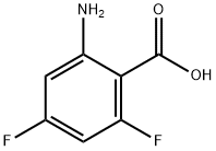 2-AMINO-4,6-DIFLUOROBENZOIC ACID Structural