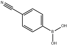 4-Cyanophenylboronic acid Structural