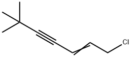 1-Chloro-6,6-dimethyl-2-heptene-4-yne Structural