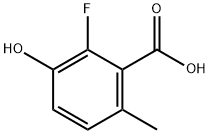 Benzoic acid, 2-fluoro-3-hydroxy-6-Methyl- Structural