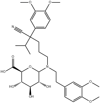 Norverapamil N-b-D-Glucuronide Structural