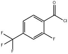 2-FLUORO-4-(TRIFLUOROMETHYL)BENZOYL CHLORIDE Structural