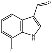 7-FLUORO-1H-INDOLE-3-CARBALDEHYDE Structural