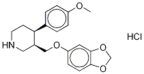 rac-trans-4-Desfluoro-4-methoxy Paroxetine Hydrochloride Structural